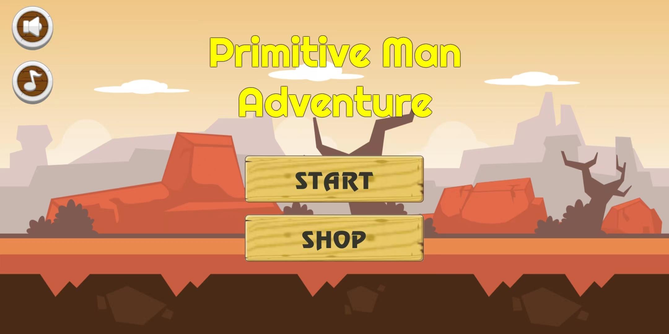 Primitive Man Adventure ภาพหน้าจอเกม