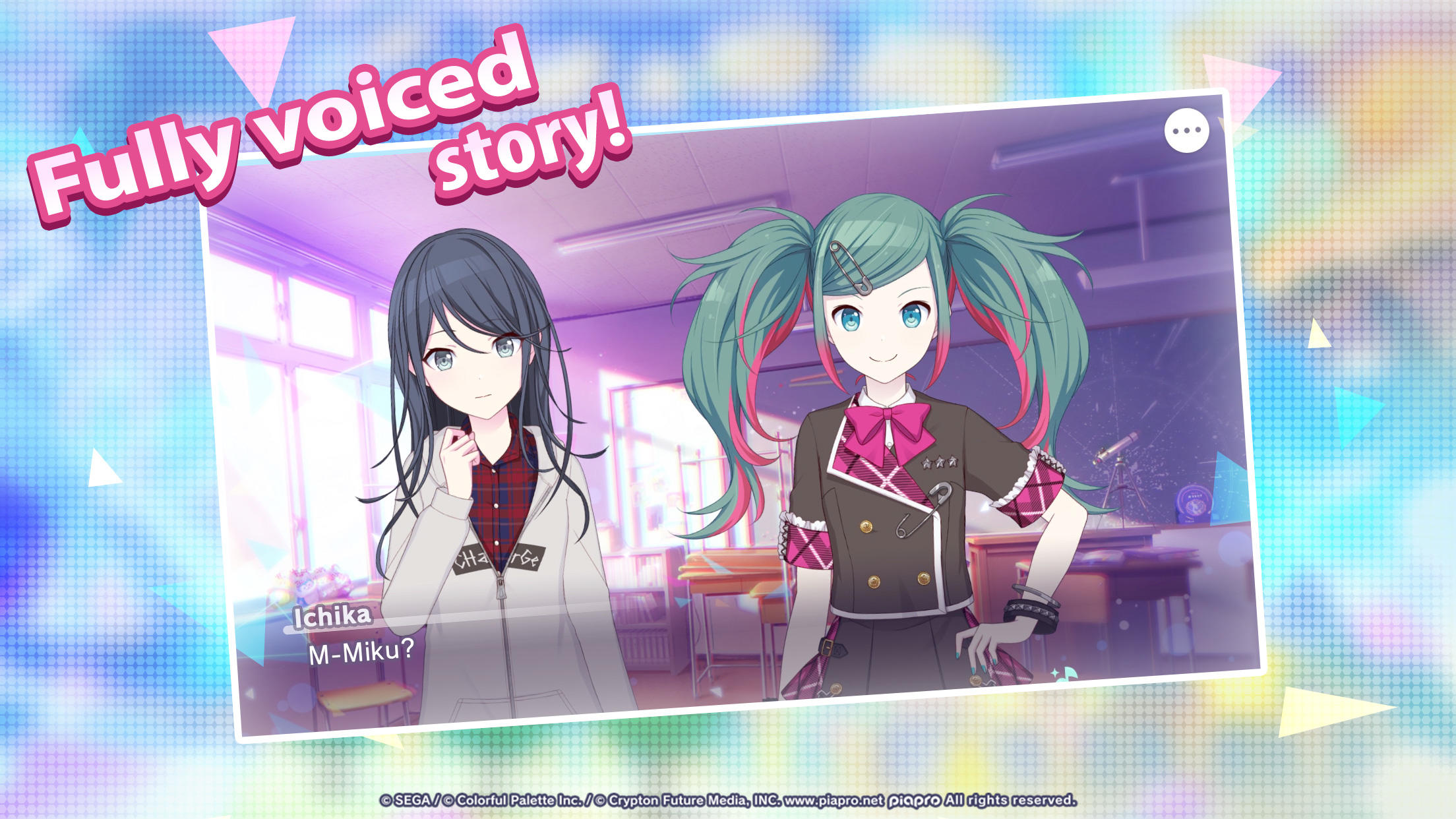 HATSUNE MIKU: COLORFUL STAGE! Game Screenshot
