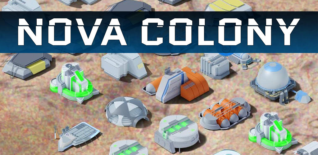 Banner of Nova Colony - Space Settlers 