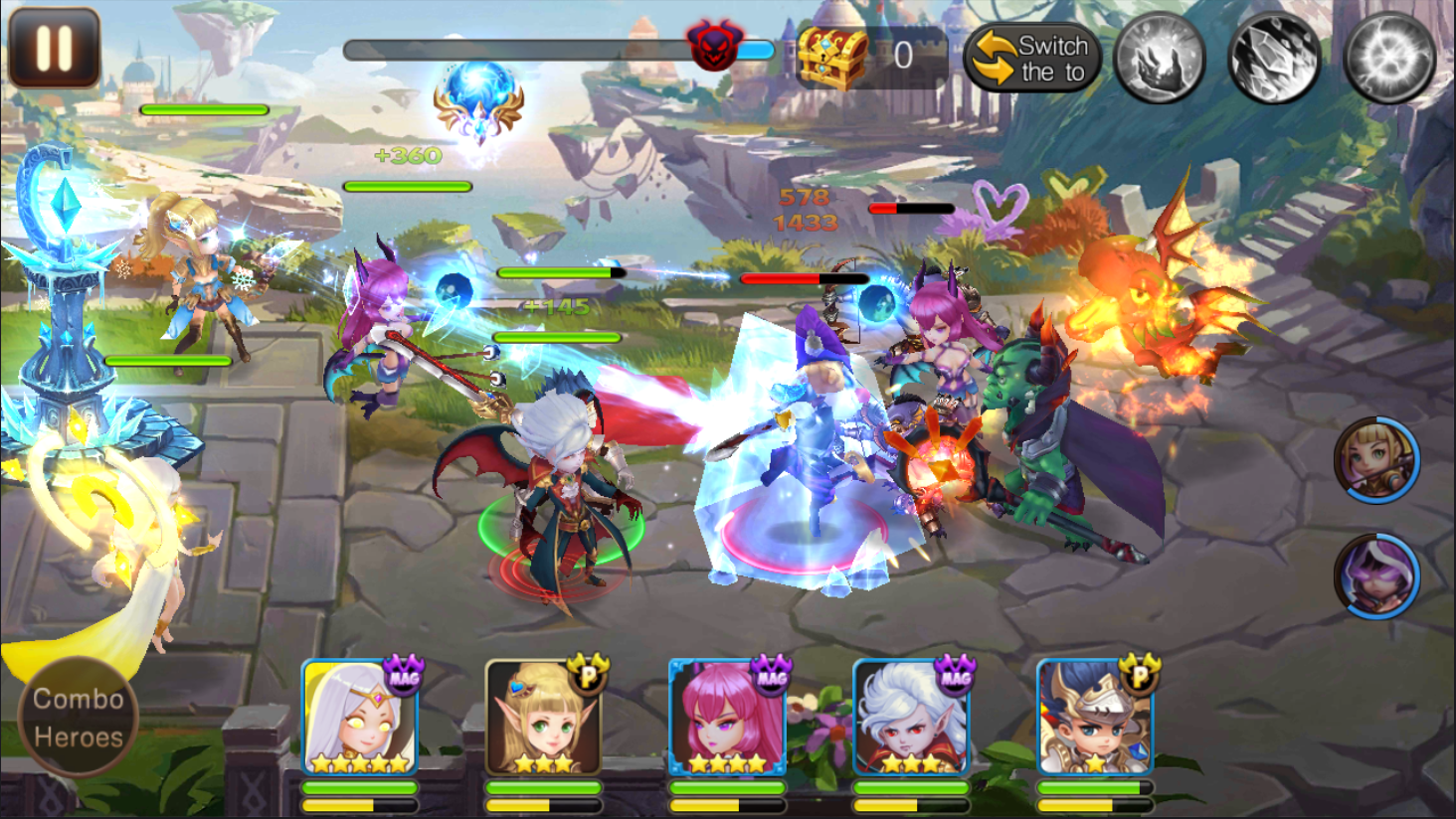 7 Paladins : 3D RPG x MOBA ภาพหน้าจอเกม