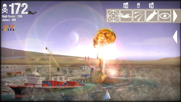 Nuclear Strike Bomber screenshot game
