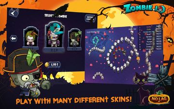Cuplikan Layar Game Zombie.io: Slither Hunter