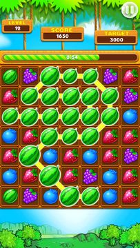 Fruit Splash ゲームのスクリーンショット