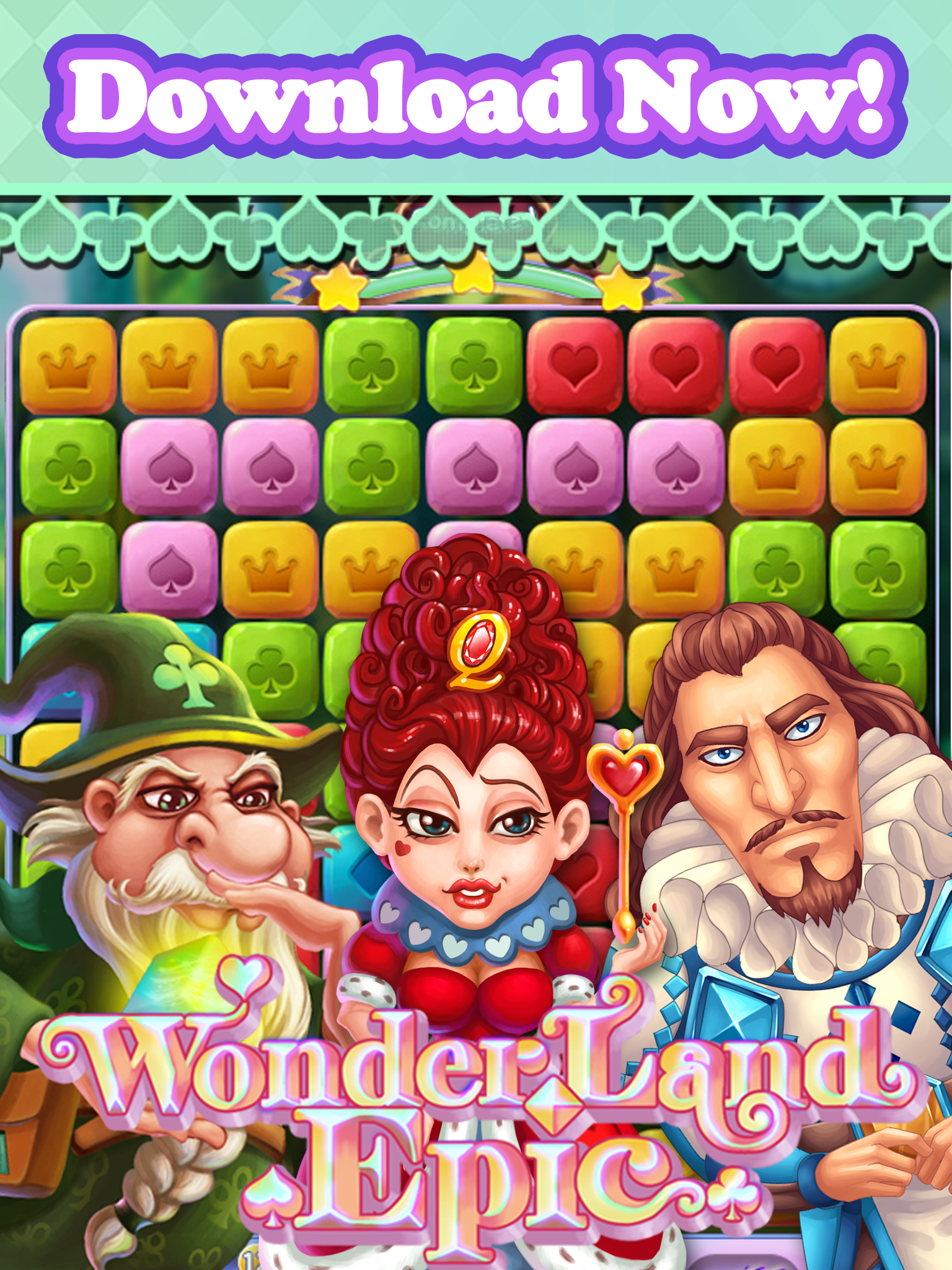 123消消樂 - Wonderland Epic™遊戲截圖