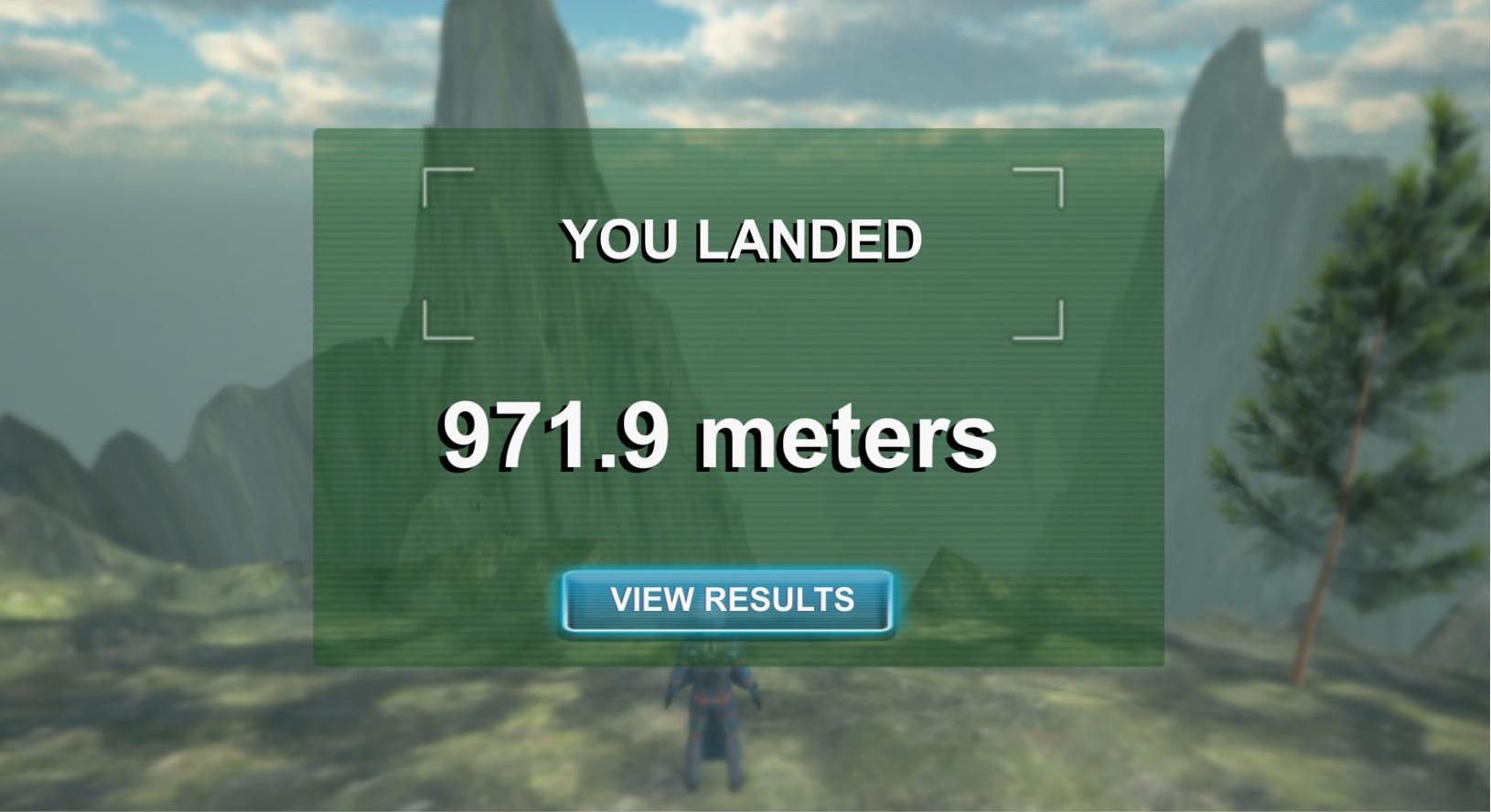 WingSuit VR Game Screenshot