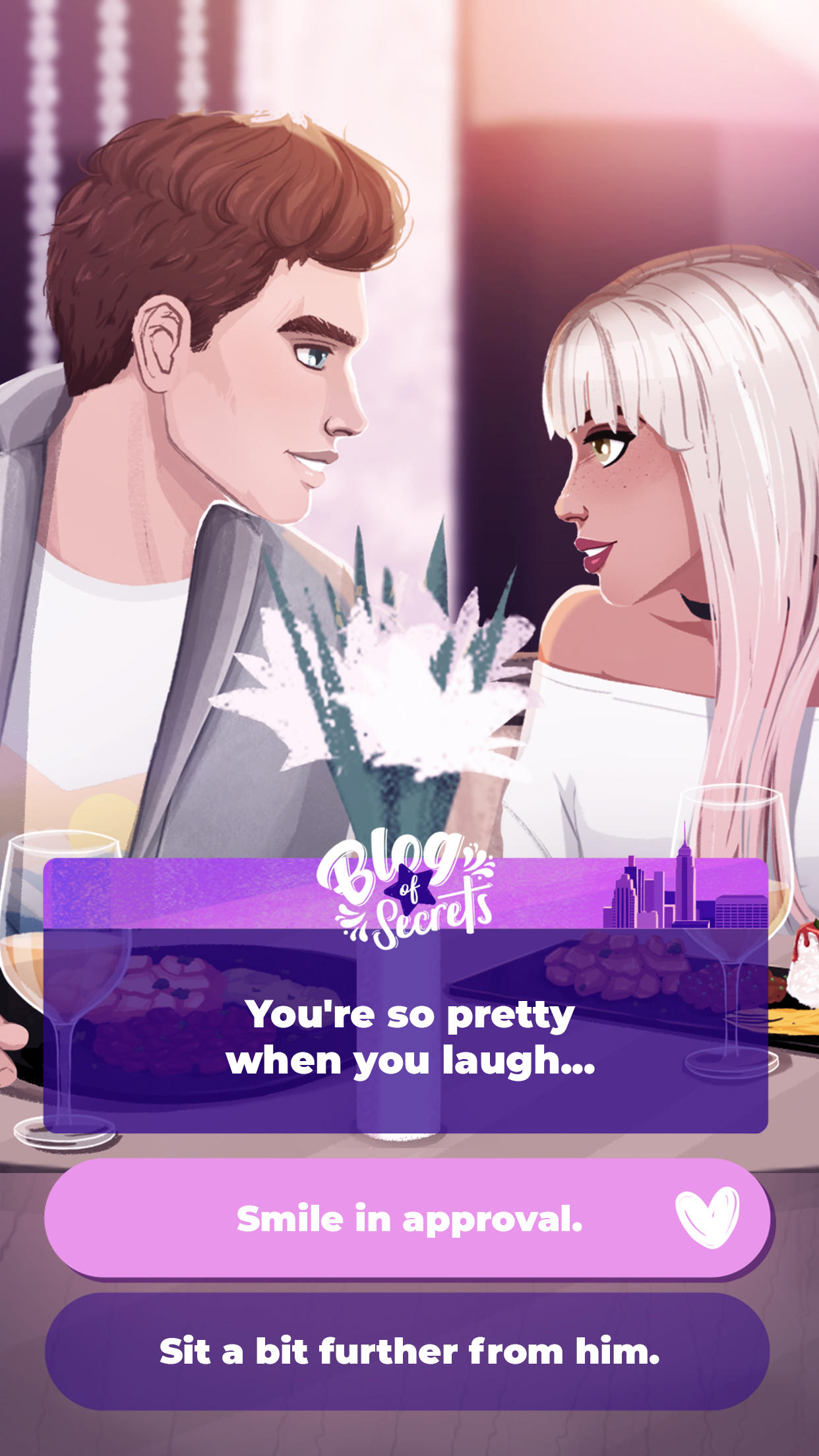 Love Story: Blog of Secrets Game Screenshot
