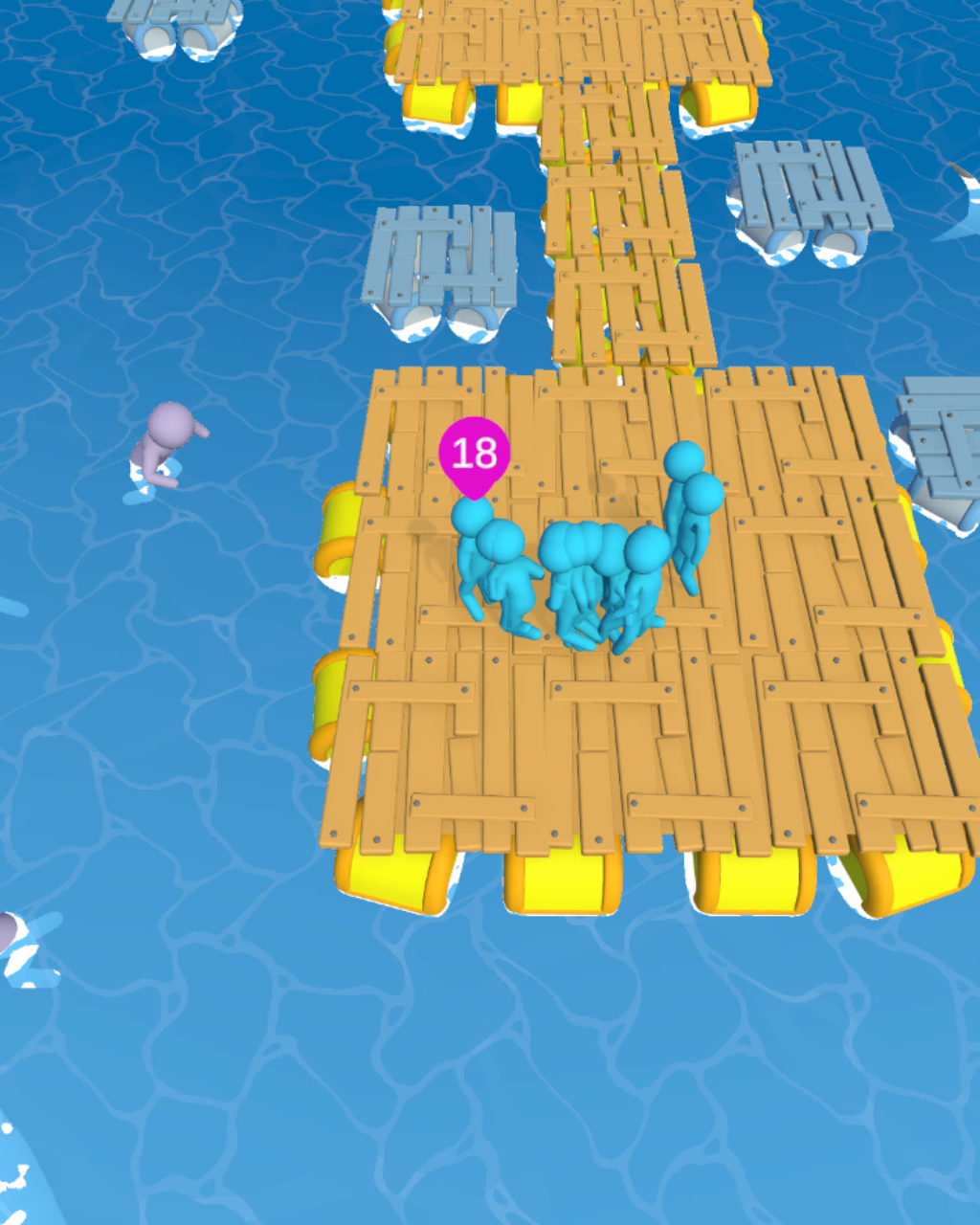 Screenshot of Raft Man 3D