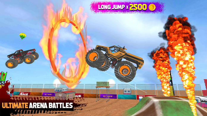 Captura de Tela do Jogo Monster Truck Freestyle Arena