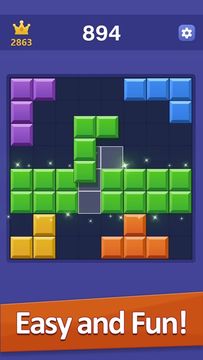 Скриншот игры Color Block Puzzle!