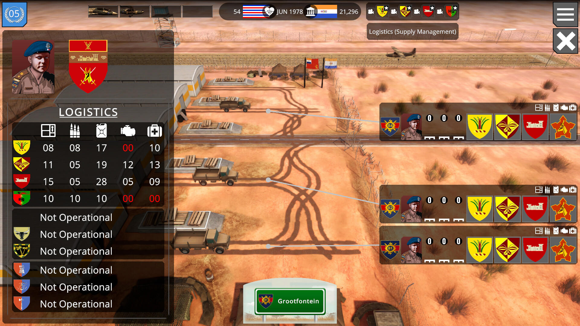 Angola '86 Game Screenshot