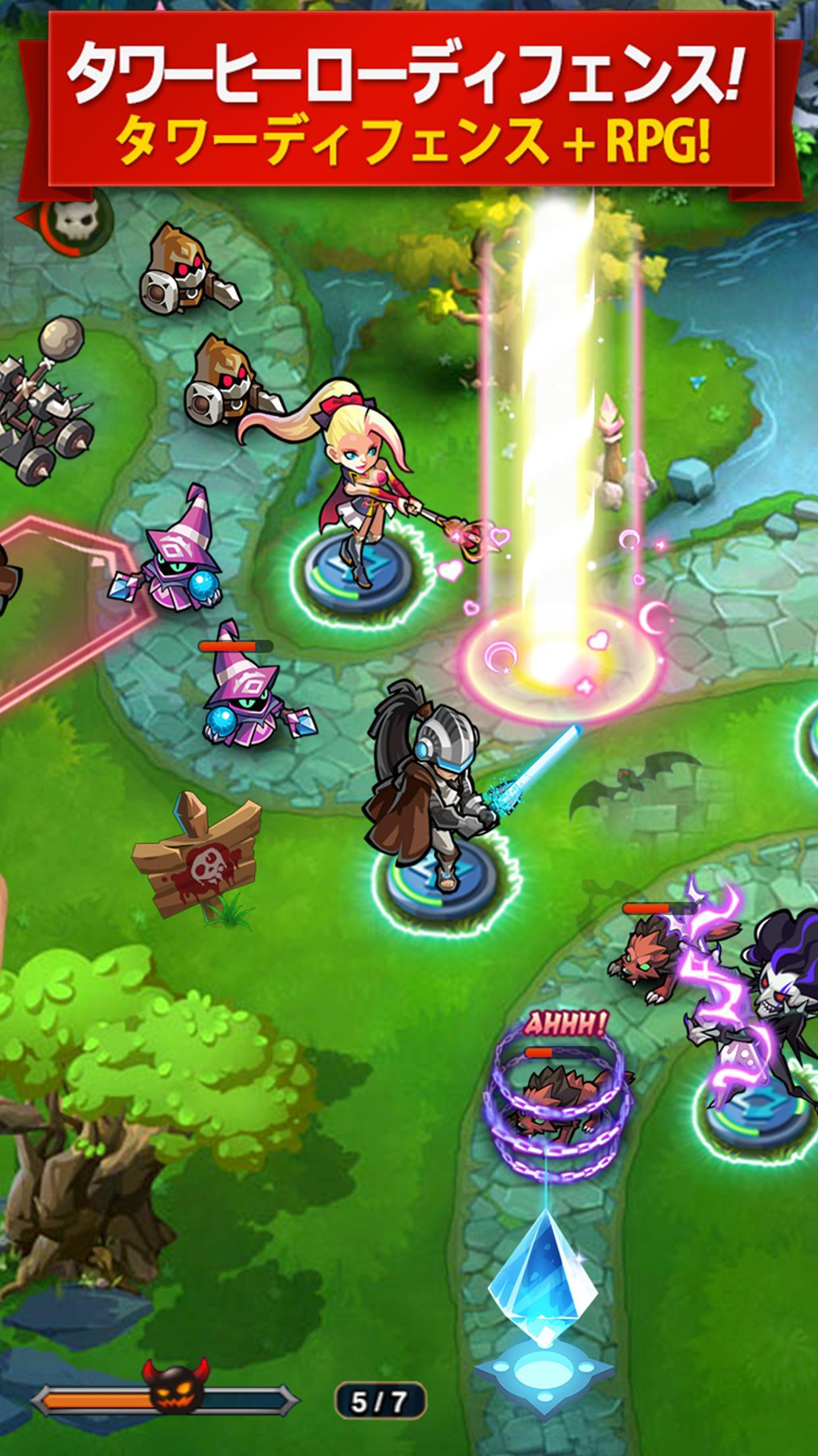 マジックラッシュ (Magic Rush: Heroes) ゲームのスクリーンショット