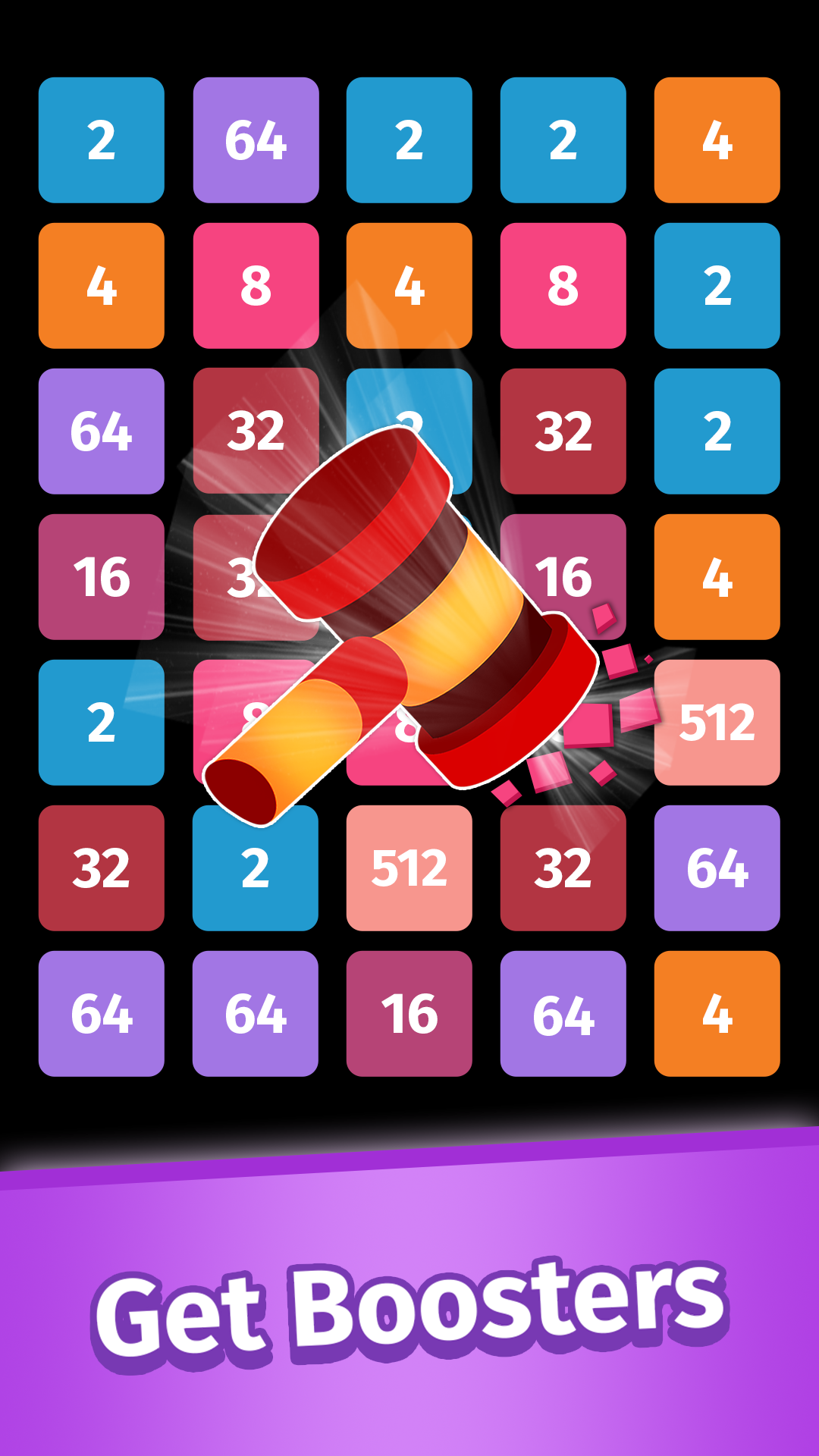 Merge Block - Number Game screenshot game