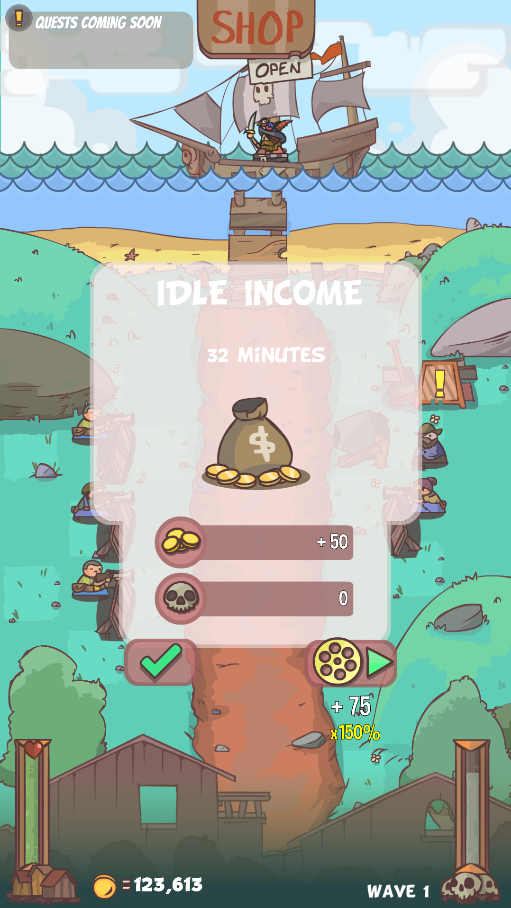 Idle Siege (Unreleased) Game Screenshot