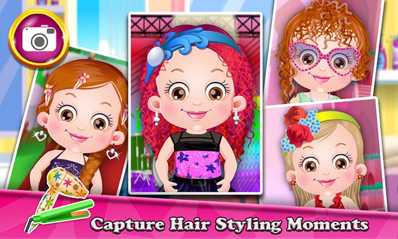 Baby Hazel Hair Day ゲームのスクリーンショット