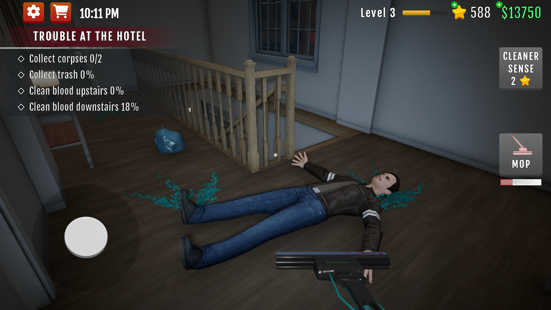 Crime Scene Cleaner: Mobile 3D Game Screenshot