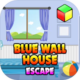 簡單的逃脫遊戲 - 藍牆房屋逃生