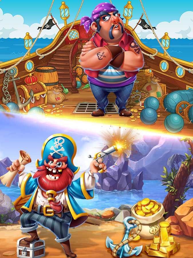 Pirate Jewels Star Game Screenshot