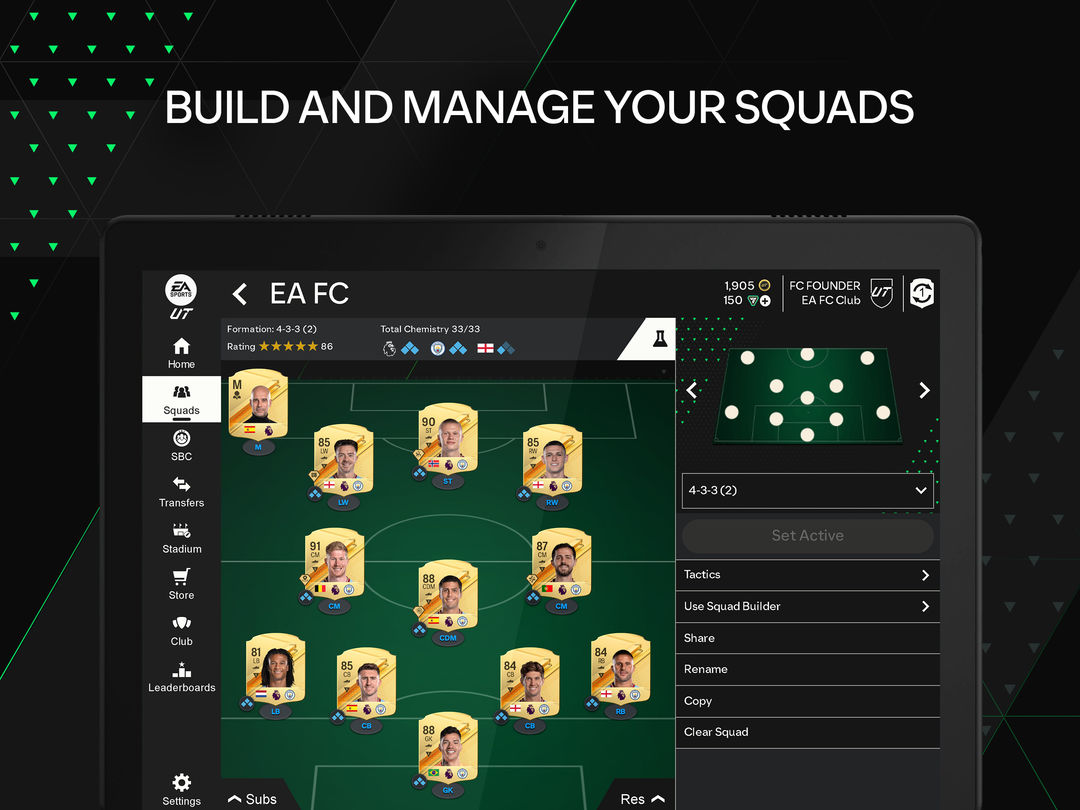 Screenshot of EA SPORTS FC™ 24 Companion