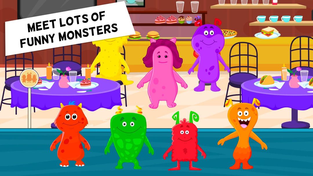 My Monster World - Town Play Games for Kids screenshot game