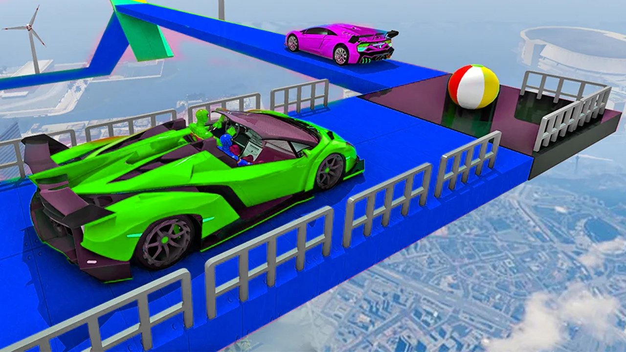 GT Car Stunt Games - Mega Ramp Game Screenshot