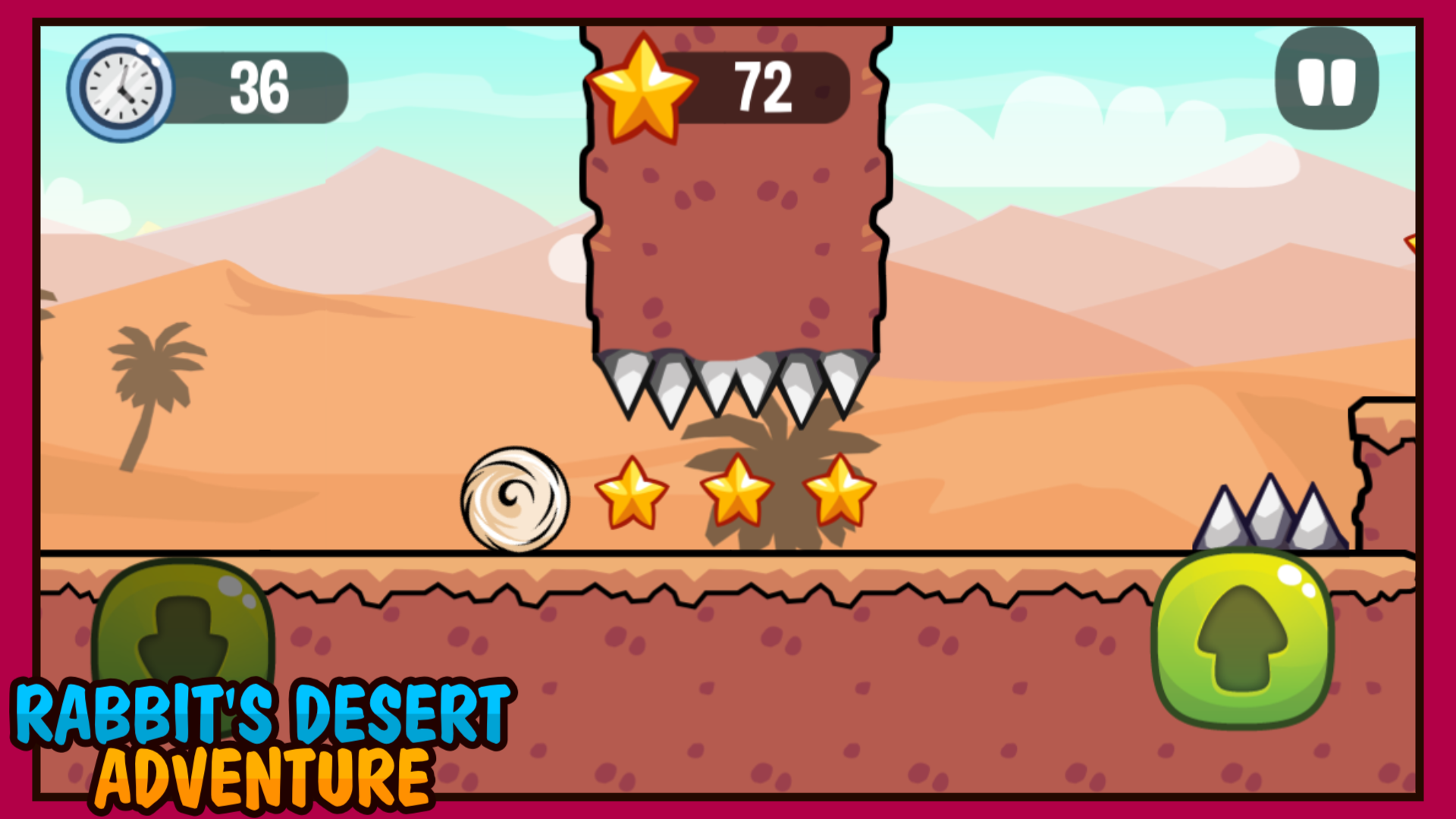 Rabbit's Desert Adventure Game Screenshot