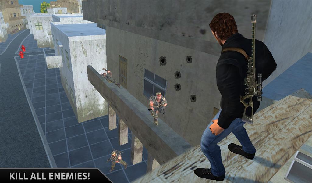 Screenshot of Rooftop Real Gangster Mad City