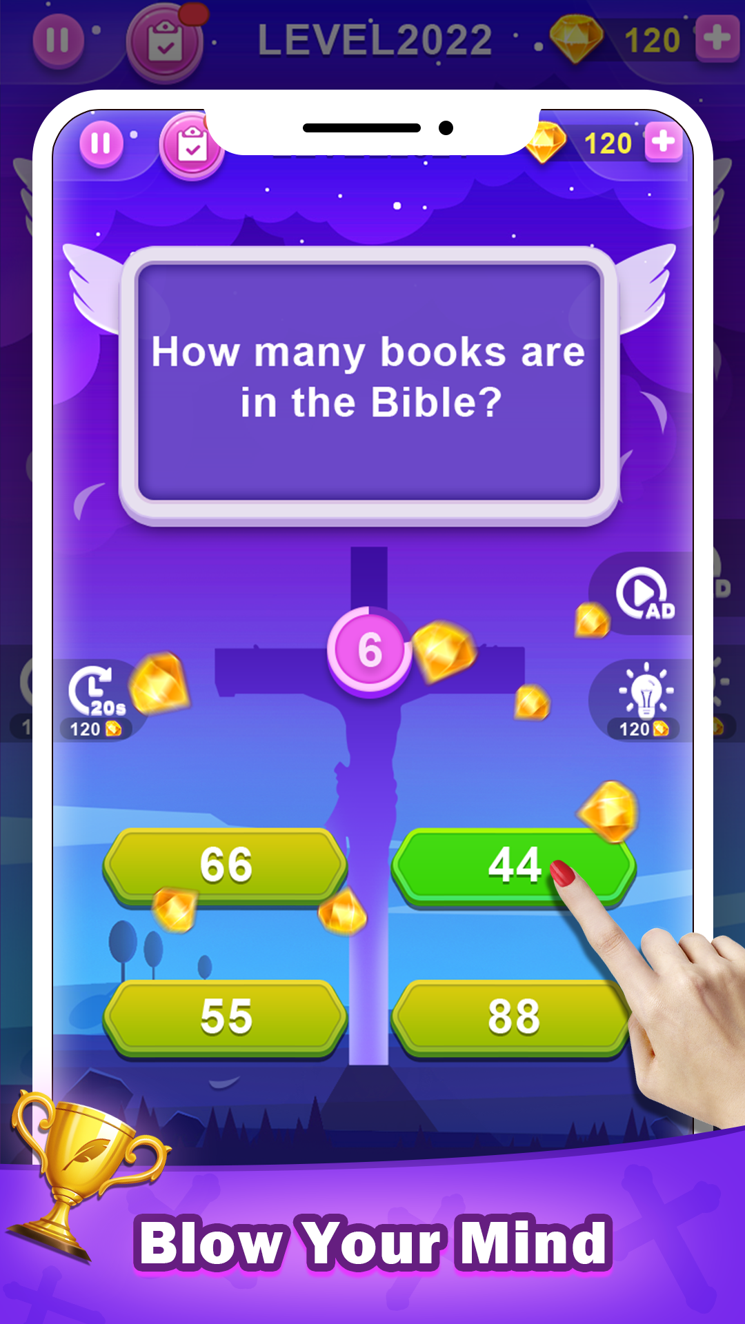 Bible Quiz Game Screenshot