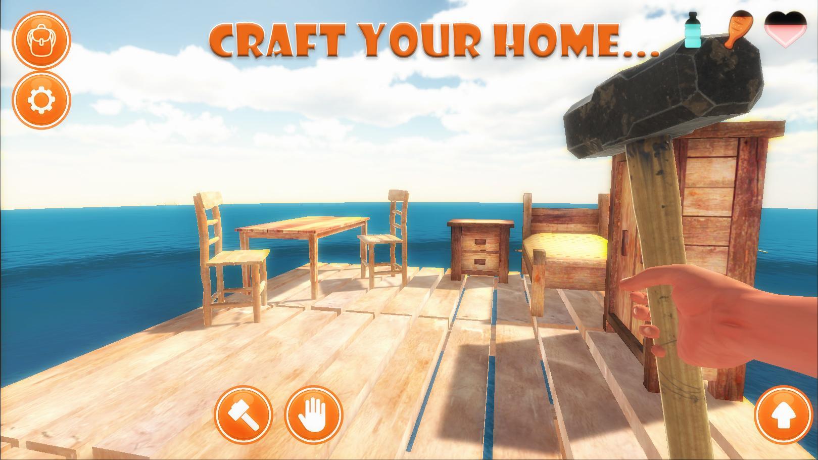 Raft Survival Simulator screenshot game