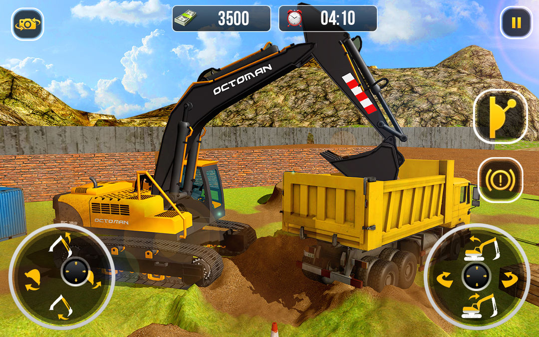 Excavator City Construction 3D ภาพหน้าจอเกม