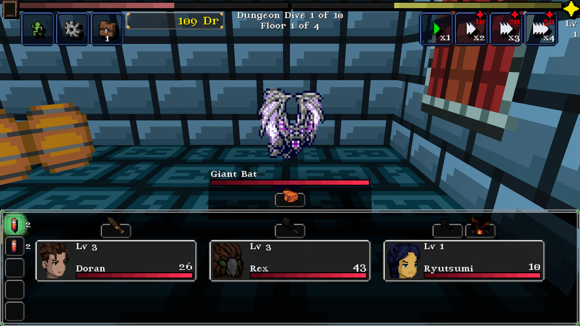 Legends of Dragaea: Idle Dungeons screenshot game