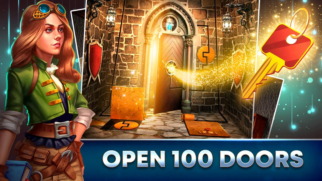 100 Doors Escape Room screenshot game