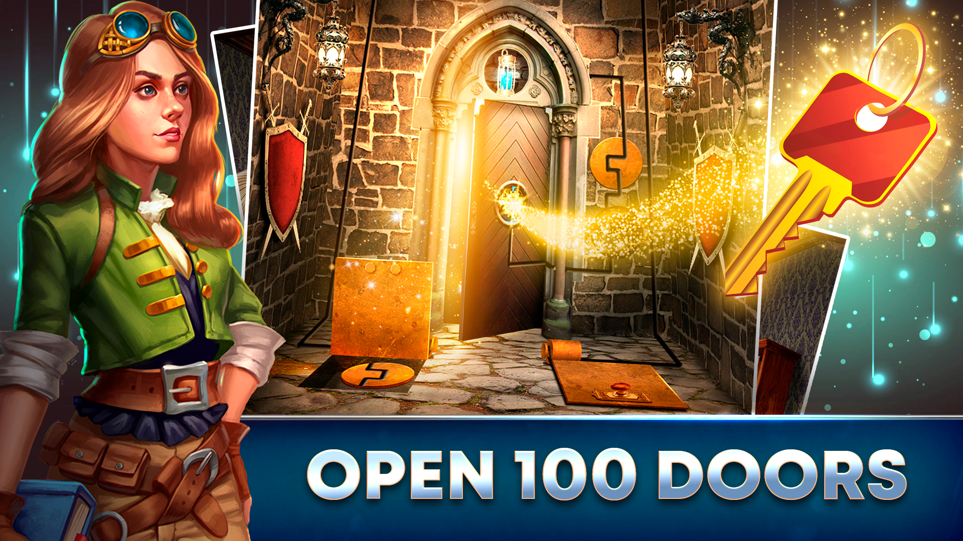 100 Doors Escape Room Game Screenshot