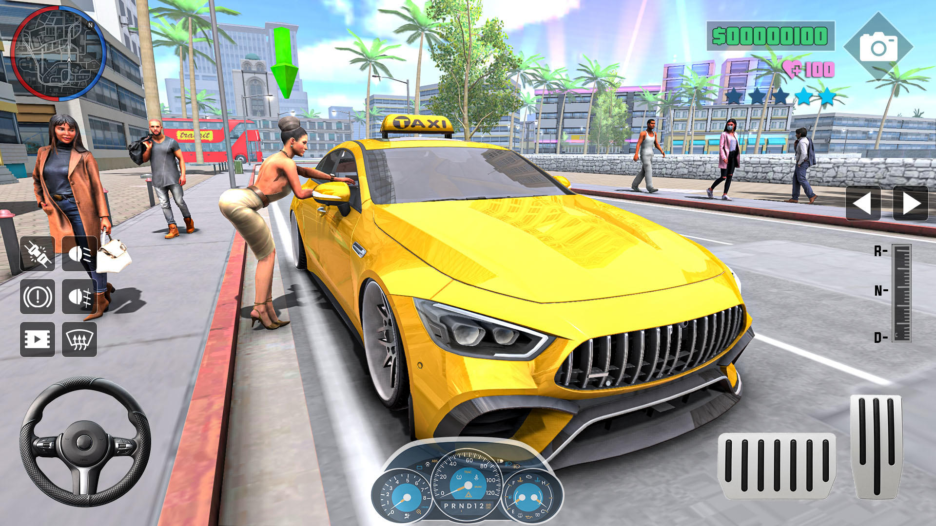 Cuplikan Layar Game US City Taxi Driving Simulator