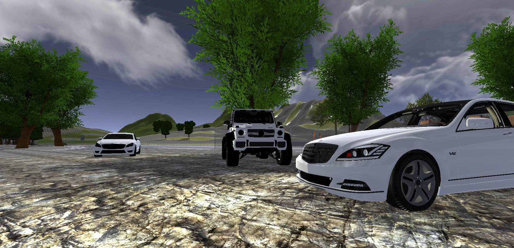 Mercedes Driving Simulator ภาพหน้าจอเกม