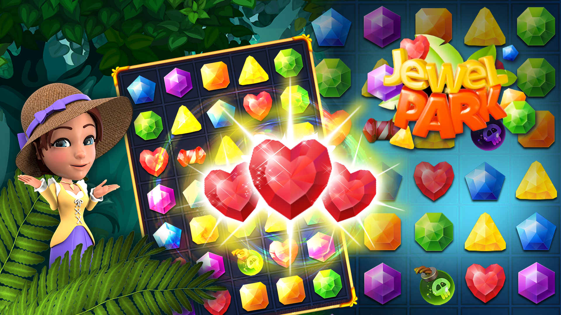 Jewel Park - Match 3 Puzzle Game Screenshot