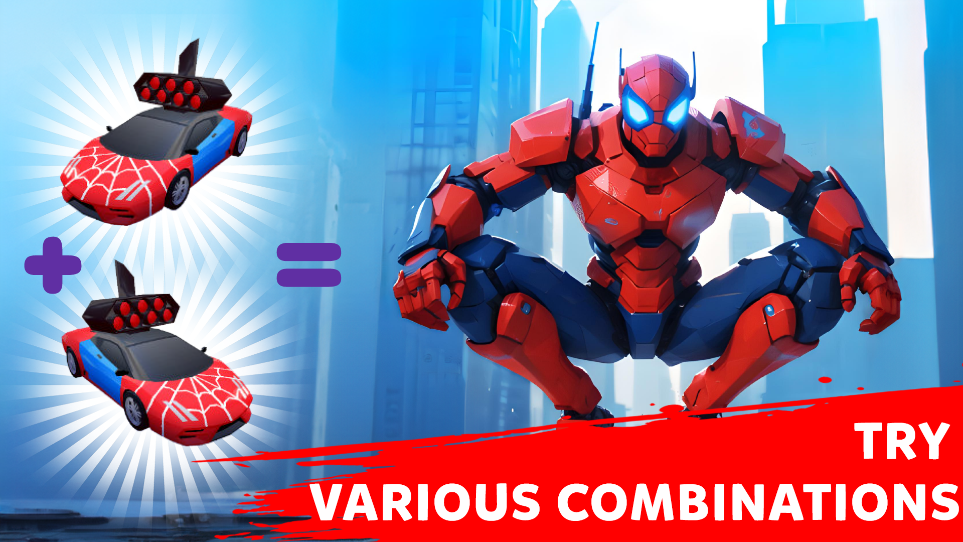 Robot Merge Master: Car Games Game Screenshot