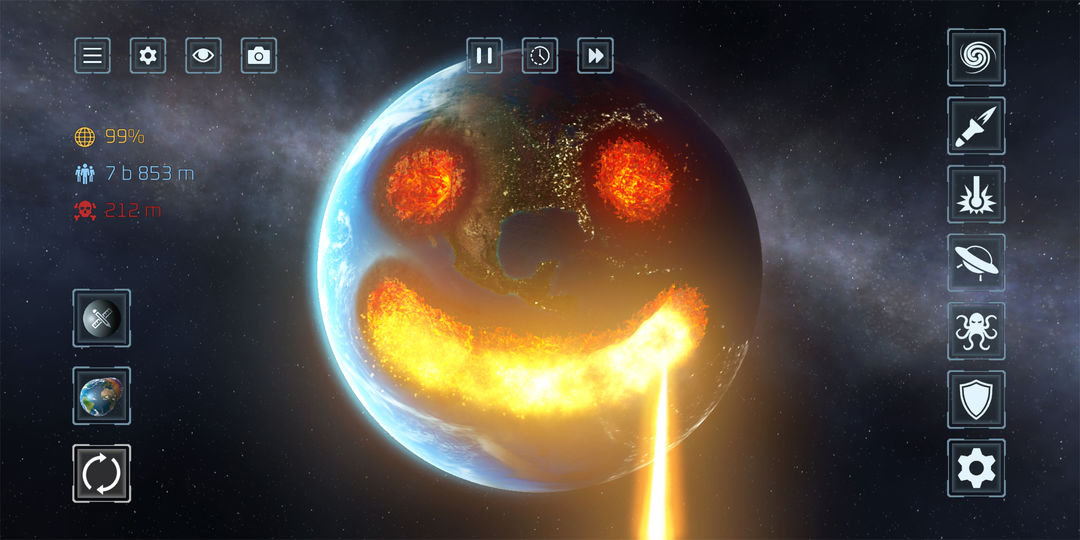 Solar Smash screenshot game