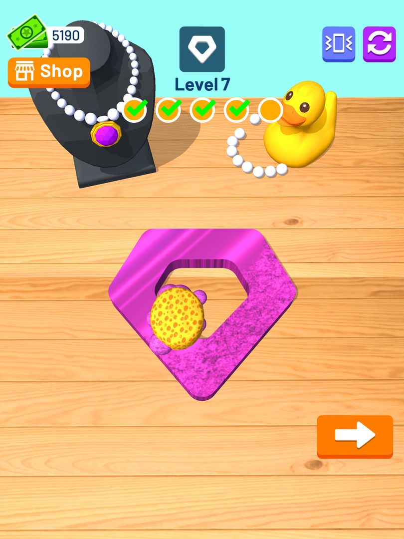 Jewel Shop 3D 게임 스크린 샷
