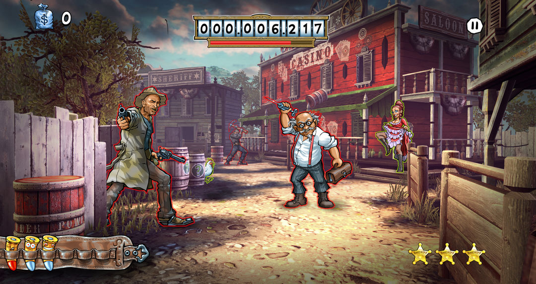 Mad Bullets: Western Arcade ภาพหน้าจอเกม