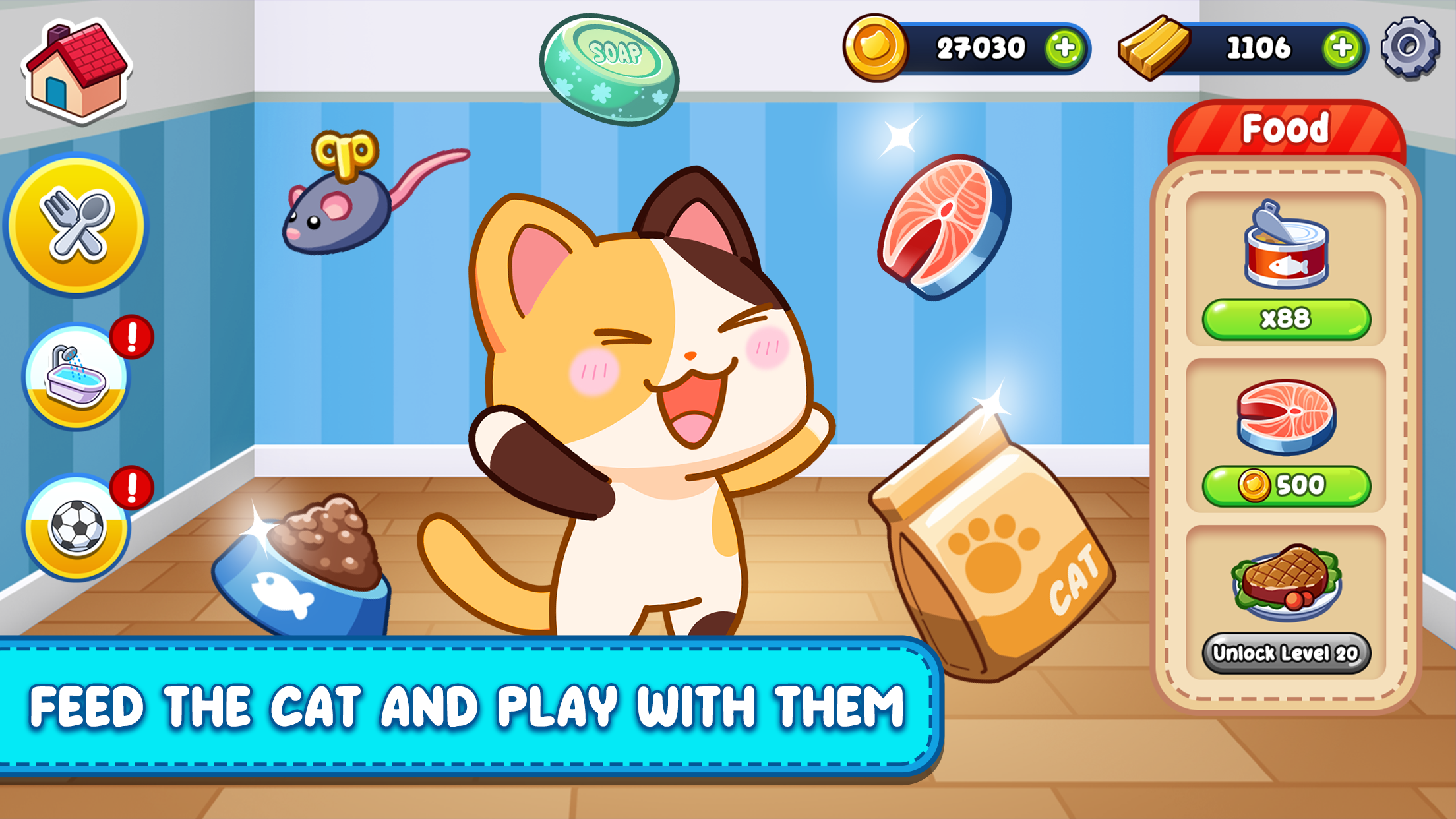 My Love Cats: Care and Clean Game Screenshot