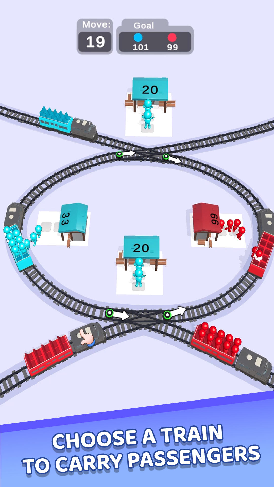 Train Jam Escape: Traffic 3D Game Screenshot