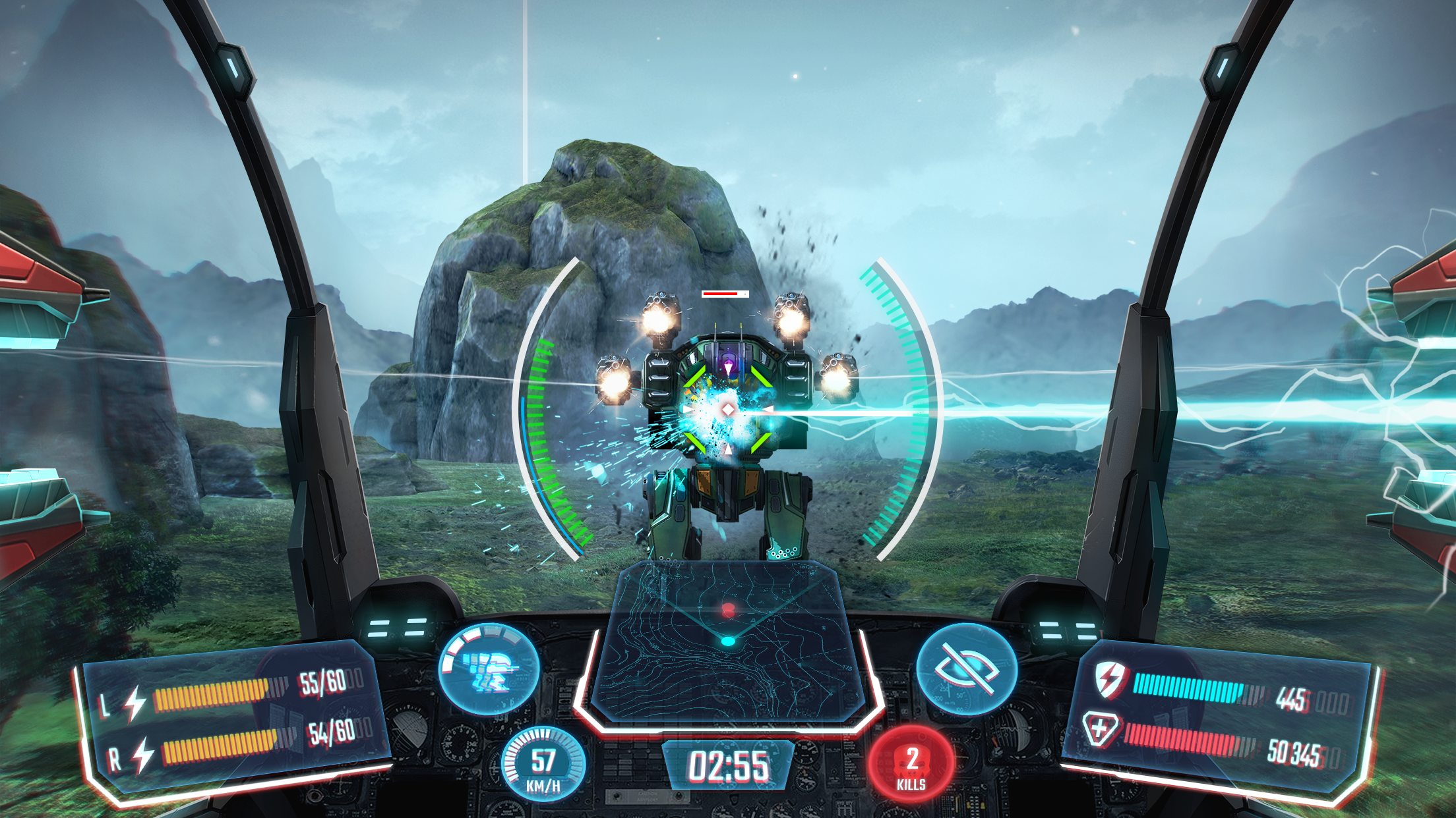 Screenshot 1 of สงครามหุ่นยนต์: PvP Mech Battle 0.4.1