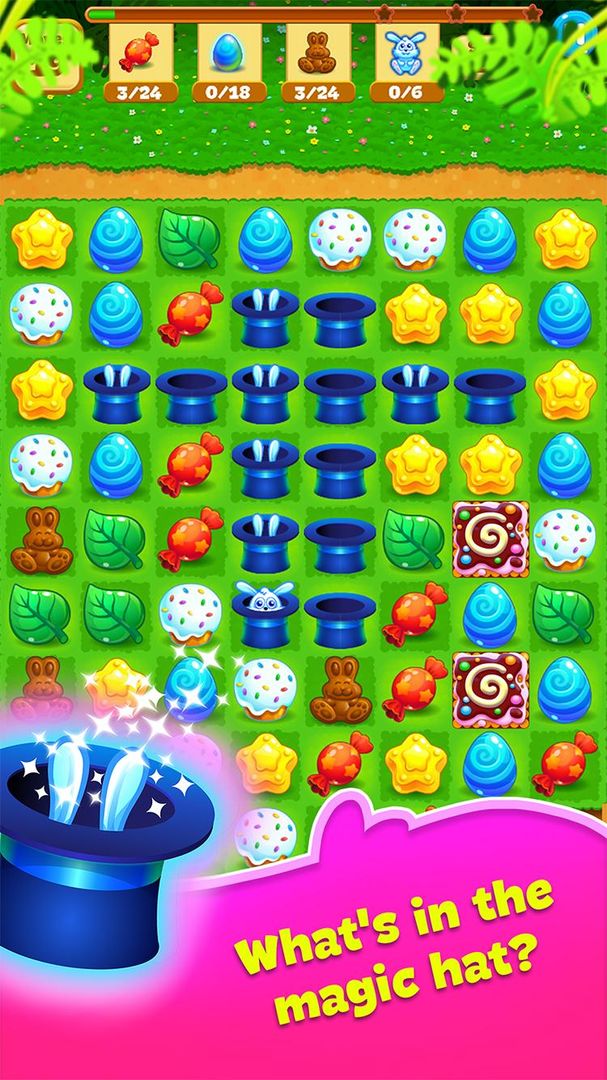 Easter Sweeper - Bunny Match 3 screenshot game