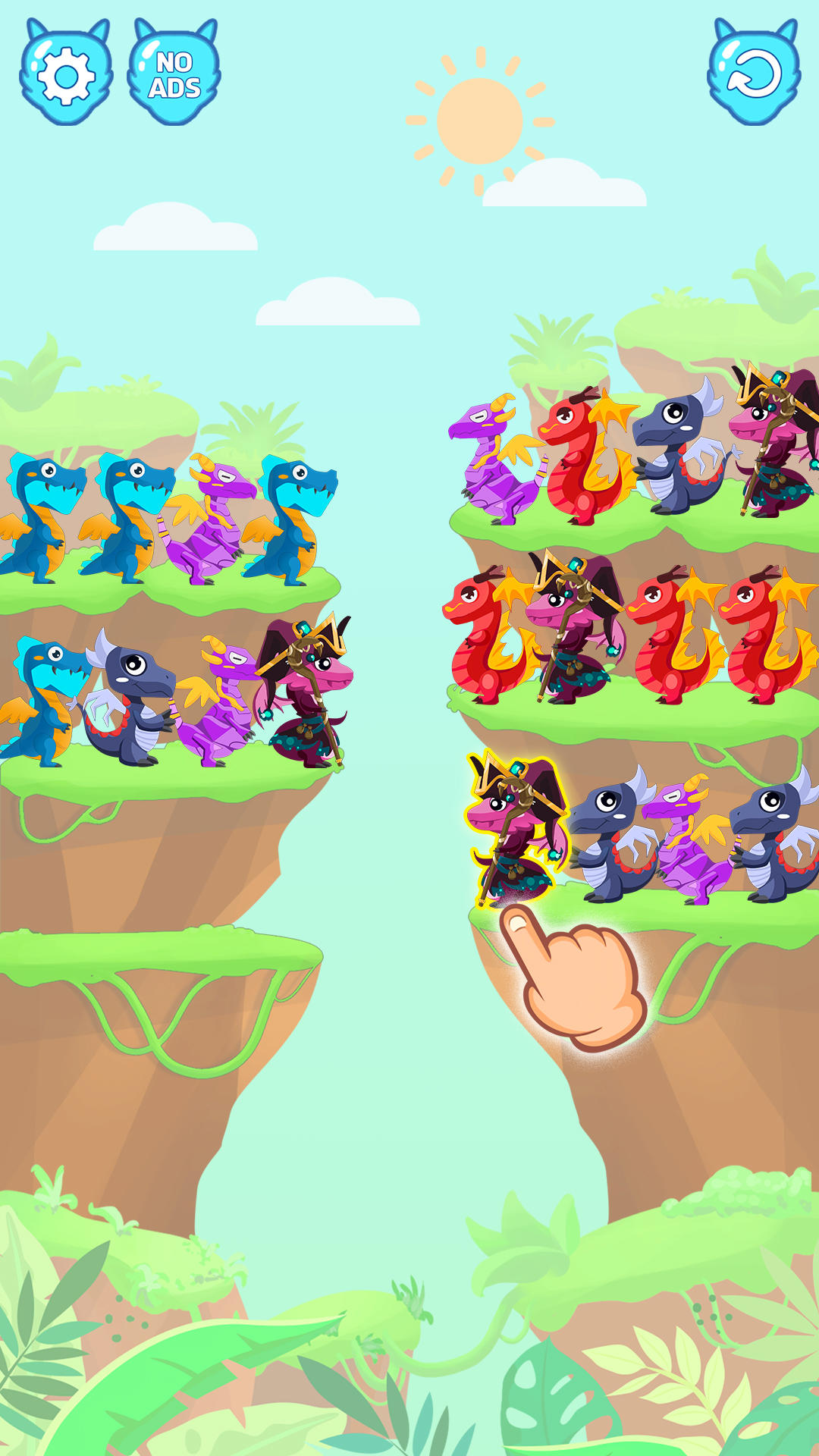 Dragon Color Sort Puzzle screenshot game