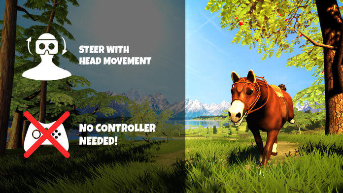 VR Horse Riding Simulator : VR Game for Google Cardboardのキャプチャ