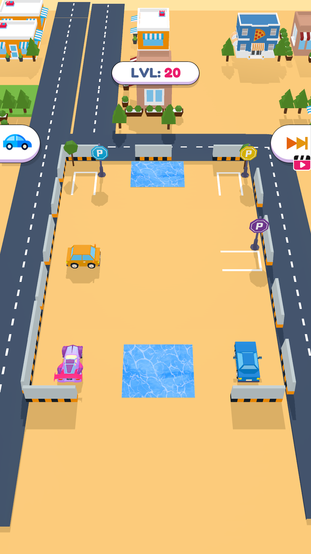 Car Park Puzzle Game Screenshot