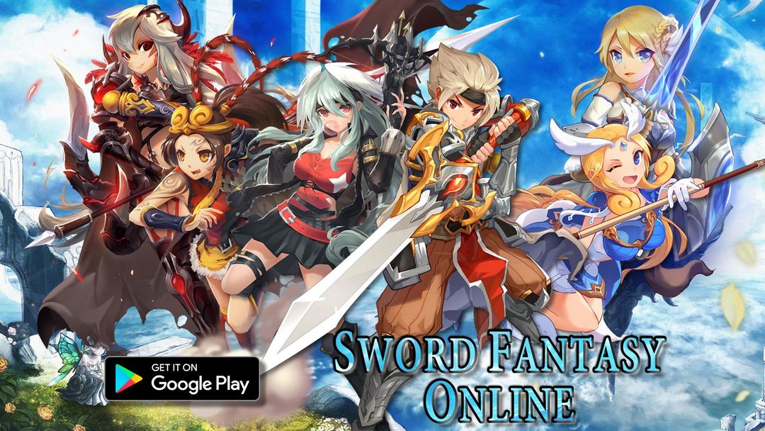 Sword Fantasy Online - Anime MMO Action RPG 게임 스크린 샷