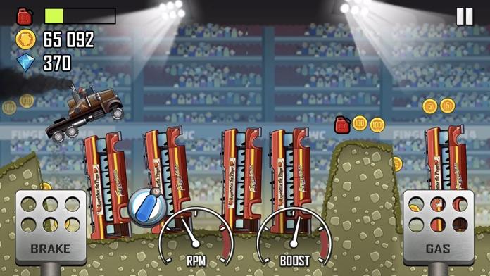 Hill Climb Racing+ Game Screenshot