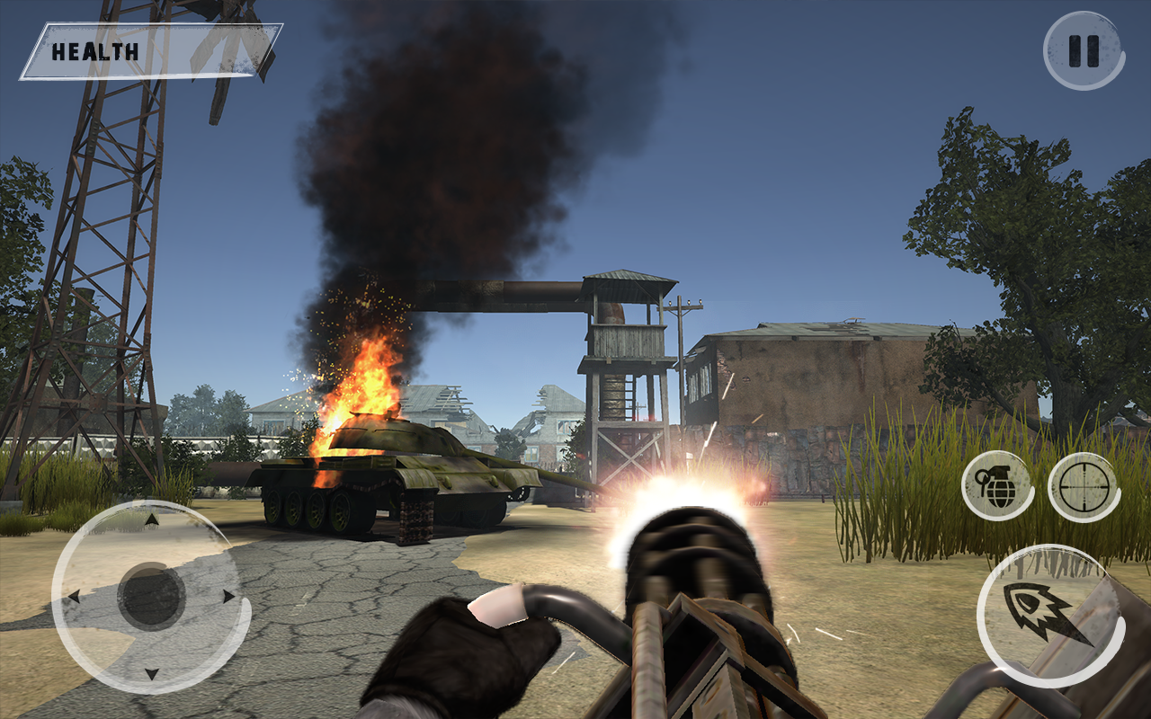 Zombie War Survival Shooter Game Screenshot
