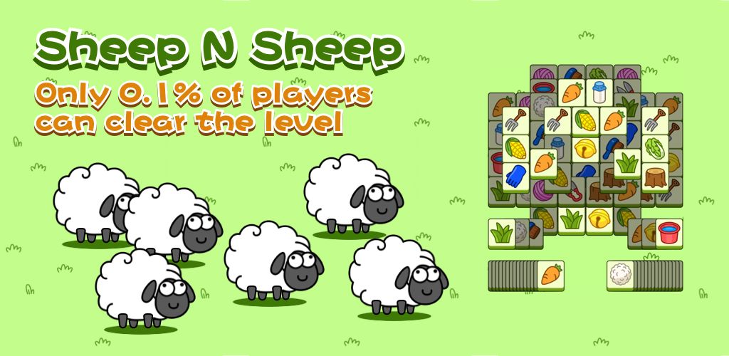 Sheep N Sheep: match 3 tiles